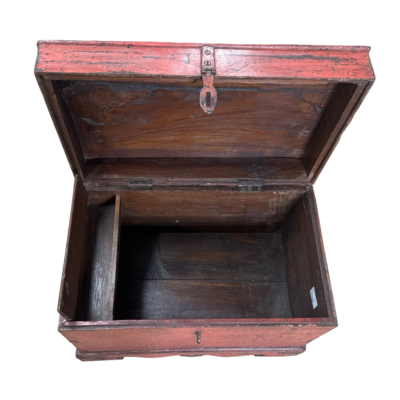 Kistje rood uniek India 