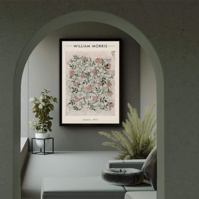Walljar poster ingelijst - William Morris - Jasmine