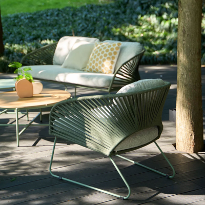 Tuin loungeset Mischa 5-delig - met zitkussens