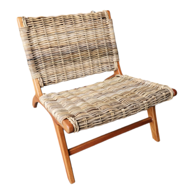 Interieurdirekt loungechair Iris riet
