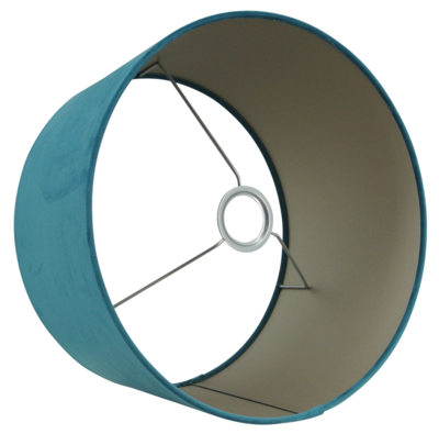 Staande lampenkap Palermo velours blauw