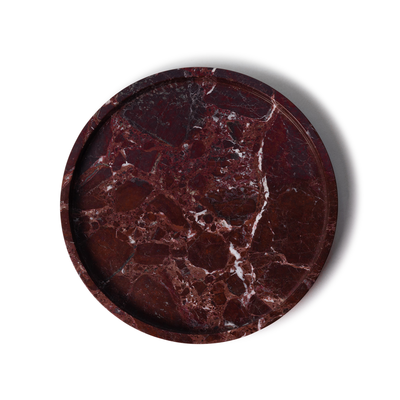 Dienblad rond rand rood Ø30cm