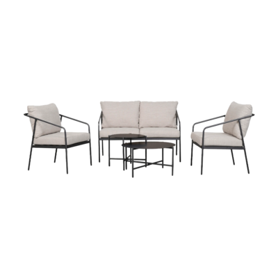Tuin loungeset Nikki 5 delig - met zitkussens