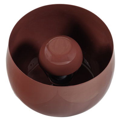 Mero tafellamp 25xo26 cm metaal hoogglans rood