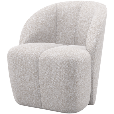 Mojo draaifauteuil boucle ecru melange