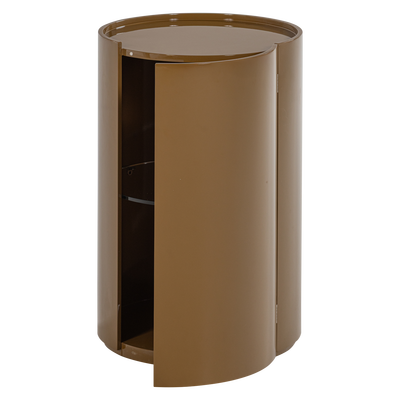 Sera ronde kast 72xo45 cm hout hoogglans honinggeel [fsc]