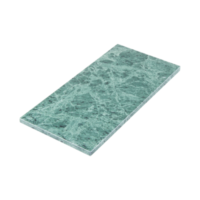 Marmer dienblad M 15x30cm - groen