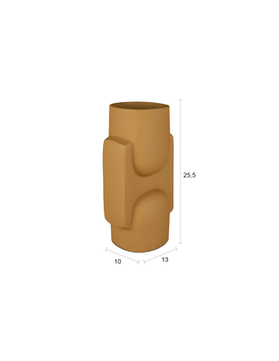 Vase santos ochre