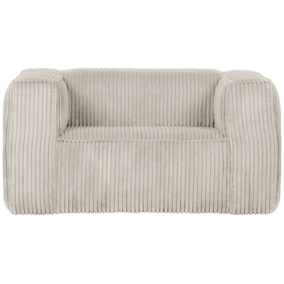 Bean fauteuil chenille velvet naturel