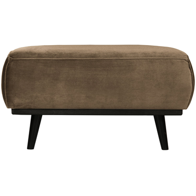 Statement hocker lichtbruin melange