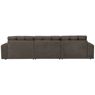 Second date chaise longue links velvet antraciet