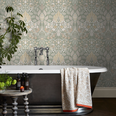 Behang William Morris at Home Dove Rose