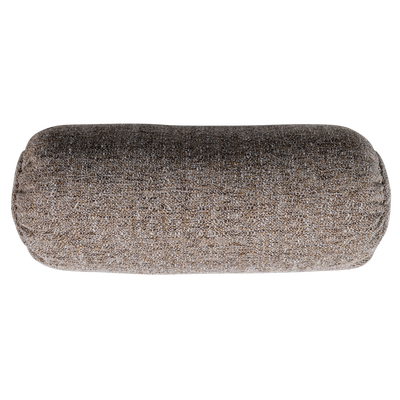 Baggy rolkussen 50xo23 cm 3d chenille middenbruin