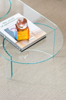 Salontafel Plateau glas