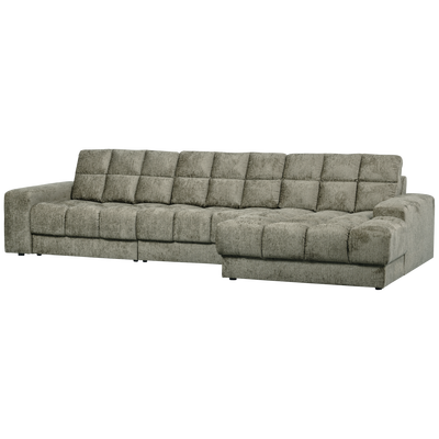 Second date chaise longue rechts ribstof terrazzo
