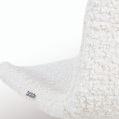 Eetkamerstoel Noa-Fé gestoffeerd - wit onderstel