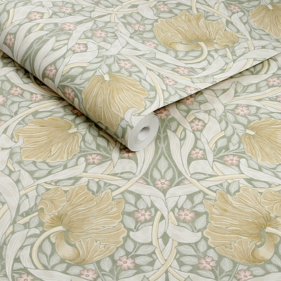 Behang William Morris at Home Pimpernel