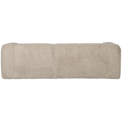 Bean chaise longue bank rechts chenille velvet taupe