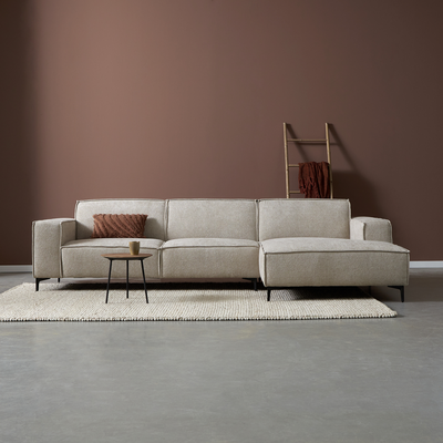 Hoekbank Valora Beige Chaise