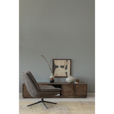 Milaro draaifauteuil naturel melange