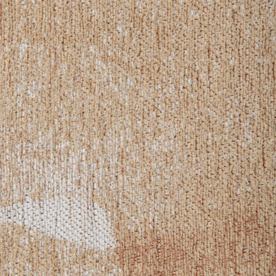 Modern verweven tapijt met organisch en vloeiend design in beige