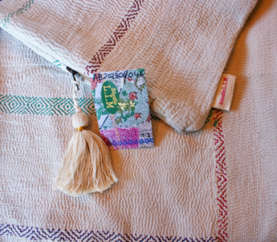 Kussen Kantha vintage 40x60 cm