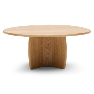 Salontafel Otto 95 x 84 x 32 cm Groove Naturel