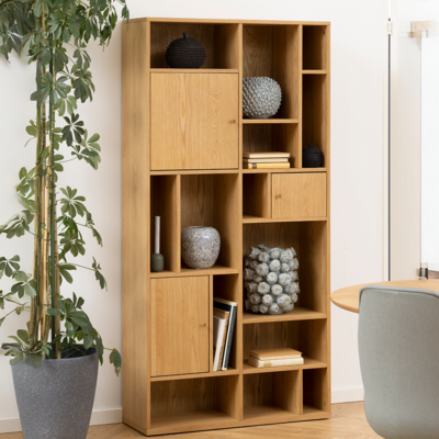 Houten boekenkast Maarten