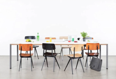 HAY Result Chair - zwart frame