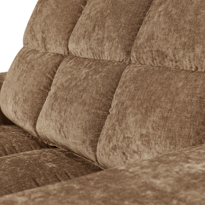 Second date loveseat velvet warmgrijs