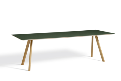 HAY tafel CPH 30 - Eiken, Linoleum Groen