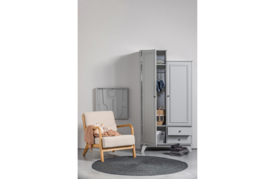 WOOOD fauteuil Mark geweven stof