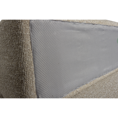 Sterck fauteuil met verplaatsbare rugleuning boucle naturel