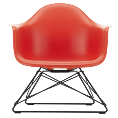 Vitra loungestoel Eames LAR zwart onderstel