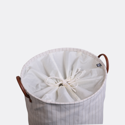 Wasmand leren hengsels