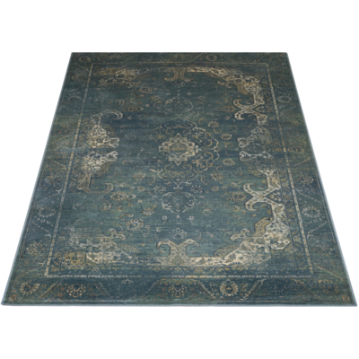 Vloerkleed Liv turquoise