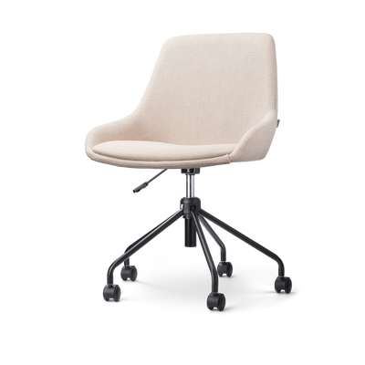 Bureaustoel Nout-Isa - zwart onderstel