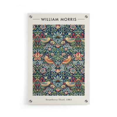 Walljar plexiglas schilderij - William Morris - Strawberry Thief