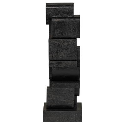 Isan sculptuur ornament hout zwart