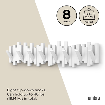 Umbra Sticks wandkapstok 8 haken