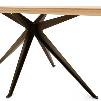 Loods 5 eettafel Trento groove naturel