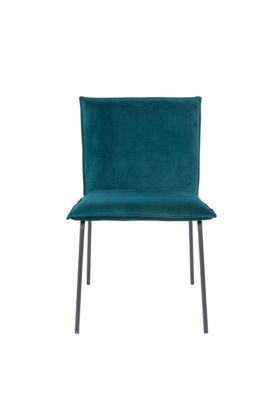Stoel Floke velvet (set van 2)