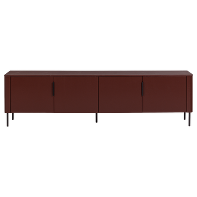 Gunnar tv meubel 200 cm grenen matzwart [fsc]
