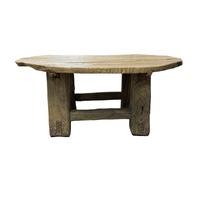 Salontafel naturel 135 diameter uniek robuust uniek