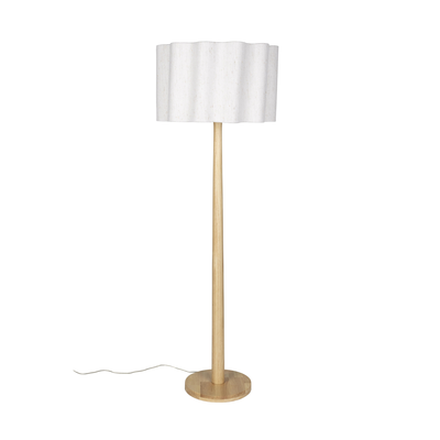 Scallop vloerlamp naturel