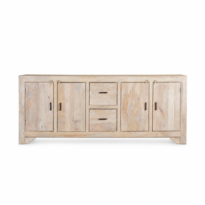 Anya - Vintage Houten Dressoir Ibiza Stijl 220cm