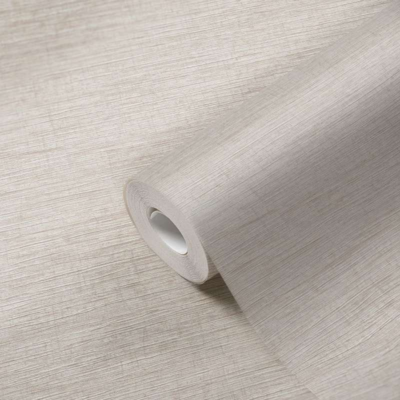 Vliesbehang gemêleerd met textielreliëfpatroon – beige, bruin, grijs