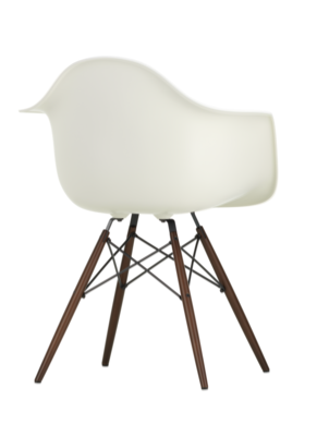 Vitra stoel Eames DAW donker esdoorn onderstel