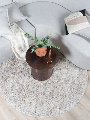 Vloerkleed Berbero Pelosa Beige 101 - Rond