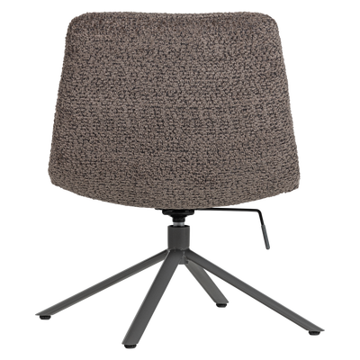 Soren verstelbare draaifauteuil wollig grijs